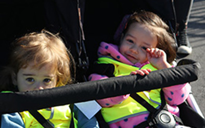 Pascals St John daycare children on a community excursion