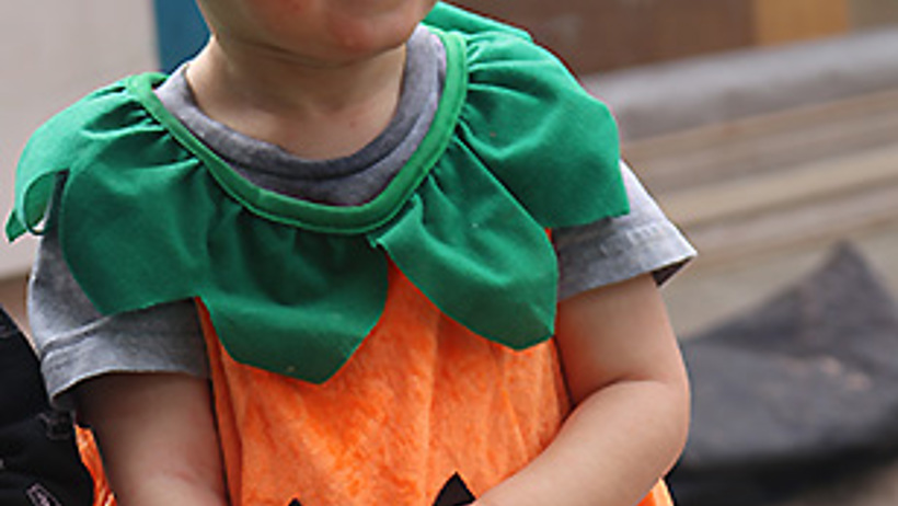 Children at St Johns Pascals childcare celebrate Halloween